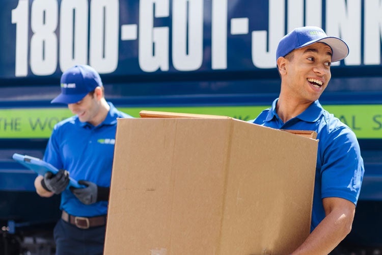 1800-GOT-JUNK? team removing junk